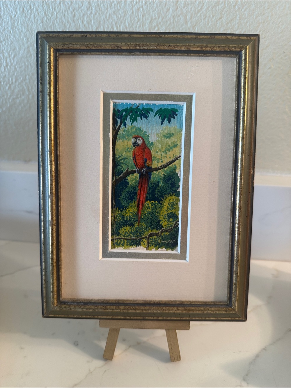 2004 Original Watercolor Signed and Framed no glass
